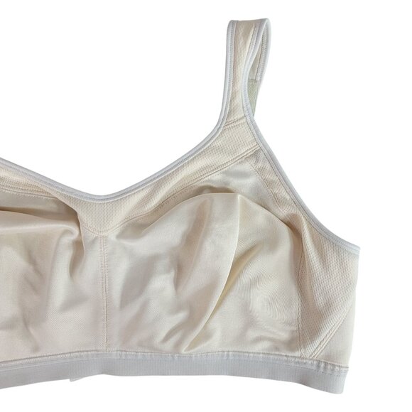Playtex 18 Hour Wirefree Bra Cream Tan Active Breathable Comfort Straps #4159 - Picture 2 of 10